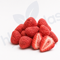 Gefroren gedroogde aardbeien in bulk. Heerlijke FD bevroren gedroogd fruit.
