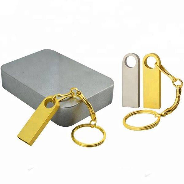 Bulk Mini Metal USB Flash Drive Pendrive With Custom Logo Keychain Laser Engraved 128MB 4GB 8GB 16GB 32GB USB Flash Drive 2.0