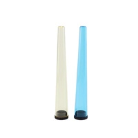 Tube en plastique King Size 120 MM Flacon Étanche Hermétique Odeur Preuve Cigarette Solide Stockage Conteneur D'étanchéité Tubes En Plastique