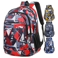 Sac à dos de voyage scolaire à imprimé camouflage de grande capacité bon marché à prix entier sac à dos pour adolescents