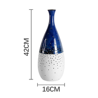 Lampe de table et vase à fleurs 2-en-1 en céramique au design moderne, flexible, simple, lampe de bureau LED E26 AC, veilleuse