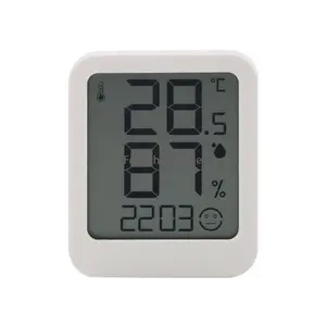 デジタル湿度計761小型多機能屋内電子湿度計LCDデジタル表示時計