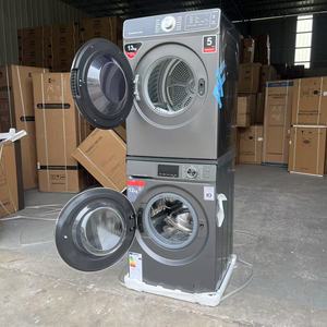 Kit de superposition pour lave-linge à chargement frontal 12 kg + sèche-linge 13 kg gris foncé avec support ECO Drive Dynamic Clean/Defoaming/Drum Clean - Product Image 5