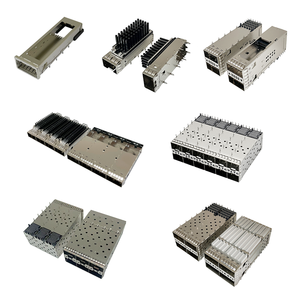 Ricetrasmettitore fibra ottica XFP QSFP28 connettore 100 10G 25G modulo fibra ottica QSFP + SFP <span class=keywords><strong>cage</strong></span> SFP + CFP connettore rj45 jack modulare - Product Image 1