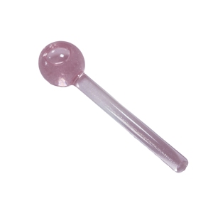 Facial Beauty Ice Globes with Shimmer <b>Mini</b> Pink Glitter Cold Massage Tools for Eye & Face - Product Image 3