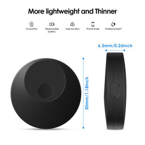 Localisateur IOS Findmy Mini localisateur de traqueur <span class=keywords><strong>GPS</strong></span> intelligent sans fil étanche Anti-perte Mini <span class=keywords><strong>traceur</strong></span> Bluetooth étanche Anti-perte - Product Image 5