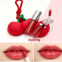 Brillant à lèvres Siyiping en forme de cerise, hydratant et nourrissant, huile à lèvres mignonne en forme de fruit cerise pour femmes et filles