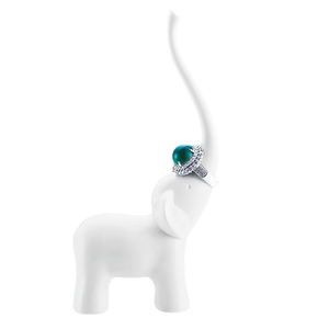 Подставка для меламиновых ювелирных изделий из фарфора, белого лебедя и слона - Product Image 6