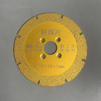 Disque de coupe diamanté brasé sous vide Soliboss 5 pouces de qualité industrielle pour meuleuses d'angle, mandrin 7/8, OEM, pour découpe humide et sèche de dalles de roche