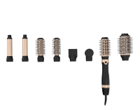 SMET 8-en-1 sèche-cheveux peigne ensemble outils chauds sèche-cheveux brosse avec buse de diffuseur lisseur électrique hôtel usage domestique