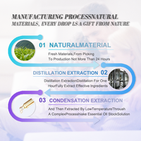 Huile essentielle d'arbre à thé biologique pour la croissance des cheveux - 100% pure, extrait de plante naturelle, qualité thérapeutique