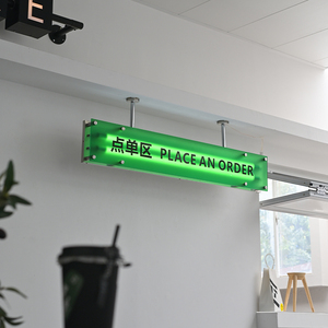 Matte Acrylic lightbox, quán cà phê, nhà hàng, cửa hàng quần áo, cửa sổ hiển thị, thủ quỹ, treo LED chiếu sáng dấu hiệu - Product Image 2