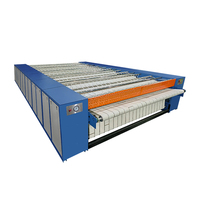Repasseuse à plat personnalisable à double rouleaux, machine à repasser le linge, chauffage électrique, gaz ou vapeur pour hôtels, hôpitaux et blanchisseries commerciales