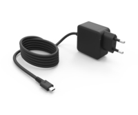 Chargeur mural GaN 45W USB-C avec câble fixe compatible avec Acer, Asus, Dell, Fujitsu, HP, Lenovo