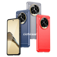 Lichicase Brossé Texture Flexible Silicone TPU Couverture Arrière Mobile Souple Pour Realme 13 Pro Plus 5G Cas En Gros