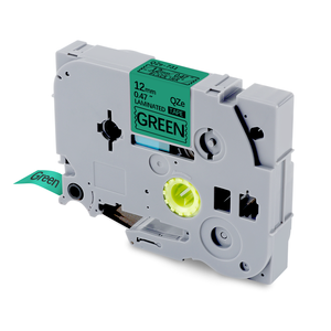 Vente <span class=keywords><strong>en</strong></span> <span class=keywords><strong>gros</strong></span> Ruban d'étiquettes laminé 12mm x 8m Compatible pour <span class=keywords><strong>Brother</strong></span> <span class=keywords><strong>P</strong></span>-<span class=keywords><strong>touch</strong></span> TZe-731 TZ-731 TZ731 Noir sur cartouche d'étiquettes vertes - Product Image 1