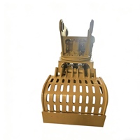 Grappin de tri hydraulique pour excavatrice 5-20T avec moteur rotatif pour le recyclage des déchets et la démolition, accessoire de marque Rynate