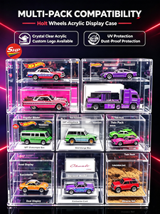 SHP Hot Wheels <span class=keywords><strong>Stranger</strong></span> <span class=keywords><strong>Things</strong></span> 10ème Anniversaire 83 Chevy Van – Boîte de Présentation en Acrylique Anti-Poussière pour Modèles de Voitures - Product Image 5