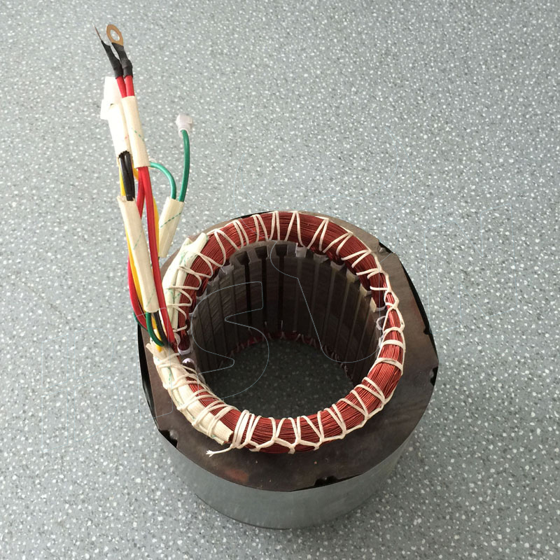 electric generator rotor and stator