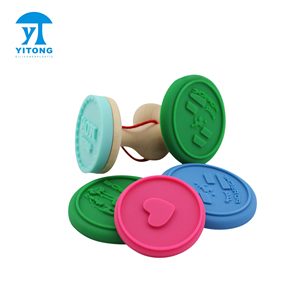ซิลิโคนยางแสตมป์คุกกี้ไม้Handle Stamper,บิสกิตแสตมป์วันหยุดคุกกี้เครื่องมือ - Product Image 5