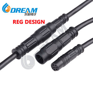 موصل مقاوم للماء من مصنع دريم-ستارت M12 للدراجات الكهربائية بـ 2 و4 و9 سنون لتوصيل الطاقة والإشارات - Product Image 2