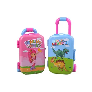 new funny cartoon metal luggage shaped toys luggage candy toy