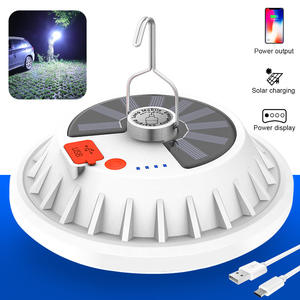 Lampe UFO solaire 3,7 V avec batterie intégrée, éclairage mobile pour marché nocturne, éclairage d'urgence en cas de panne de courant - Product Image 4