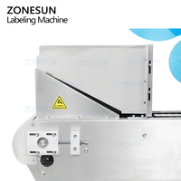ZONESUN ZS-TB823 Tube Horizontal Autocollant Automatique Crayon En Plastique Bouteille Ronde Étiquetage Machine Pour Cryo Flacons