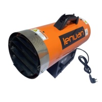Équipement industriel de chauffage d'élevage de ferme de gaz de carburant 120KW ventilateur de ventilateur de réchauffeur d'air chaud de volaille