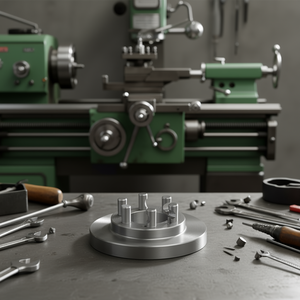 Bride Fervi avec broches pour adaptateur de montage métallique à 5 broches pour mandrin - Product Image 3