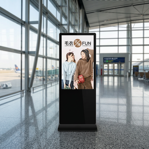 จอแสดงผลดิจิทัลขนาดใหญ่แบบติดผนัง Hiseeview 43-65 นิ้ว, จอแสดงผลโฆษณา LED อัจฉริยะระบบแอนดรอยด์สำหรับร้านชานม - Product Image 1