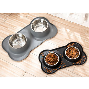 Atacado A Indústria Baixo Preço Portátil Silicone Duplo <span class=keywords><strong>Pet</strong></span> <span class=keywords><strong>Bowl</strong></span> - Product Image 3