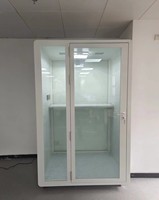 Espace de travail privé, design modulaire, structure en acier, mobilier de bureau insonorisé, cabine téléphonique pour utilisation en bureau intérieur