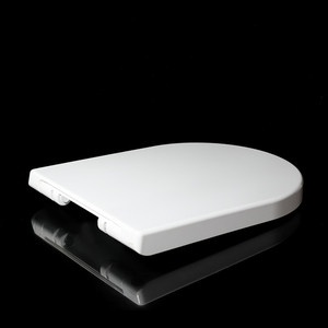 Siège de toilette classique en U, style européen, couvercle <span class=keywords><strong>WC</strong></span> blanc en Duroplast avec mécanisme de fermeture douce pour appartements - Product Image 2