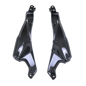 AISKA 100% Fibre de Carbone Sèche 3K Complète, Panneaux Latéraux de Siège Arrière et Carénages de Cadre pour Moto Kawasaki Ninja H2 <span class=keywords><strong>H2R</strong></span> <span class=keywords><strong>2015</strong></span>+ - Product Image 3