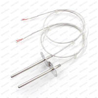 Sonda de Temperatura RTD de Alta Precisión con Montaje de Brida, Sensor de Temperatura para Horno Eléctrico y Freidora de Aire