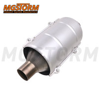 Modifikasi Pipa Knalpot Mobil Universal Three Way Converter Catalyst Diameter 2.13" Cuotut  5"x4.5" Body 15" Panjang Euro 3 Catalytic