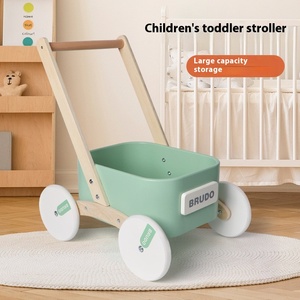 Trotteur multifonctionnel pour bébés, stockage des habitudes d'apprentissage, <span class=keywords><strong>marche</strong></span>, voiture en <span class=keywords><strong>bois</strong></span>, jouet Montessori pour enfants, garçons et filles. - Product Image 5