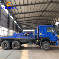Camion à benne basculante de seconde main 6x4 25ton HOWO bien entretenu pour le transport