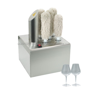 Laveuse-polisseuse électrique commerciale en acier inoxydable pour verrerie, sécheuse et polisseuse de verres à vin - Product Image 2