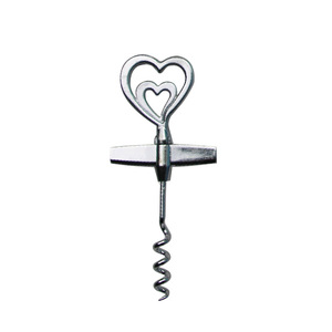 Heart Shape Metal Wine Bottle Stopper And Corkscrew Set For Valentine's Day Gifts Simple Style Zinc Alloy - Product Image 5
