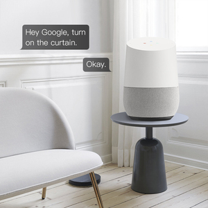 Alexa Google Home Curtain Motor Durable <strong>Rails</strong> and Convenient Plastic <strong>Hooks</strong> <strong>for</strong> Ripple Fold Design - Product Image 6