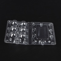 6 Cellules Oeufs De Caille En Plastique Plateau Carton Conteneurs à Bon Marché Prix PET