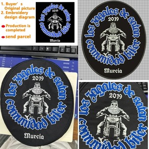 Tùy Chỉnh Thêu Sắt Trên Vá Thermoadhesive Logo Vá Cho Người Công Ty Đội Quần Áo Sử Dụng - Product Image 2