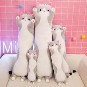 Long <b>Cat</b> <b>Plush</b> Pillow Lovely Kitten <b>Plush</b> Throw PillowCute Cartoon <b>Cat</b> Stuffed Animals Soft Long Body Throw Sleeping Pillow - Product Image 4