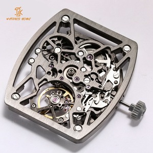 Miyota 8215 sửa đổi tùy chỉnh lớn bánh đà hình thùng rỗng phong trào tự động tonneau đồng hồ phong trào nhà sản xuất - Product Image 1