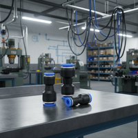 Raccord rapide droit de précision personnalisé pour tuyau d'eau, en laiton, pour matériaux de plomberie pneumatique, certifié ISO9001, haute performance