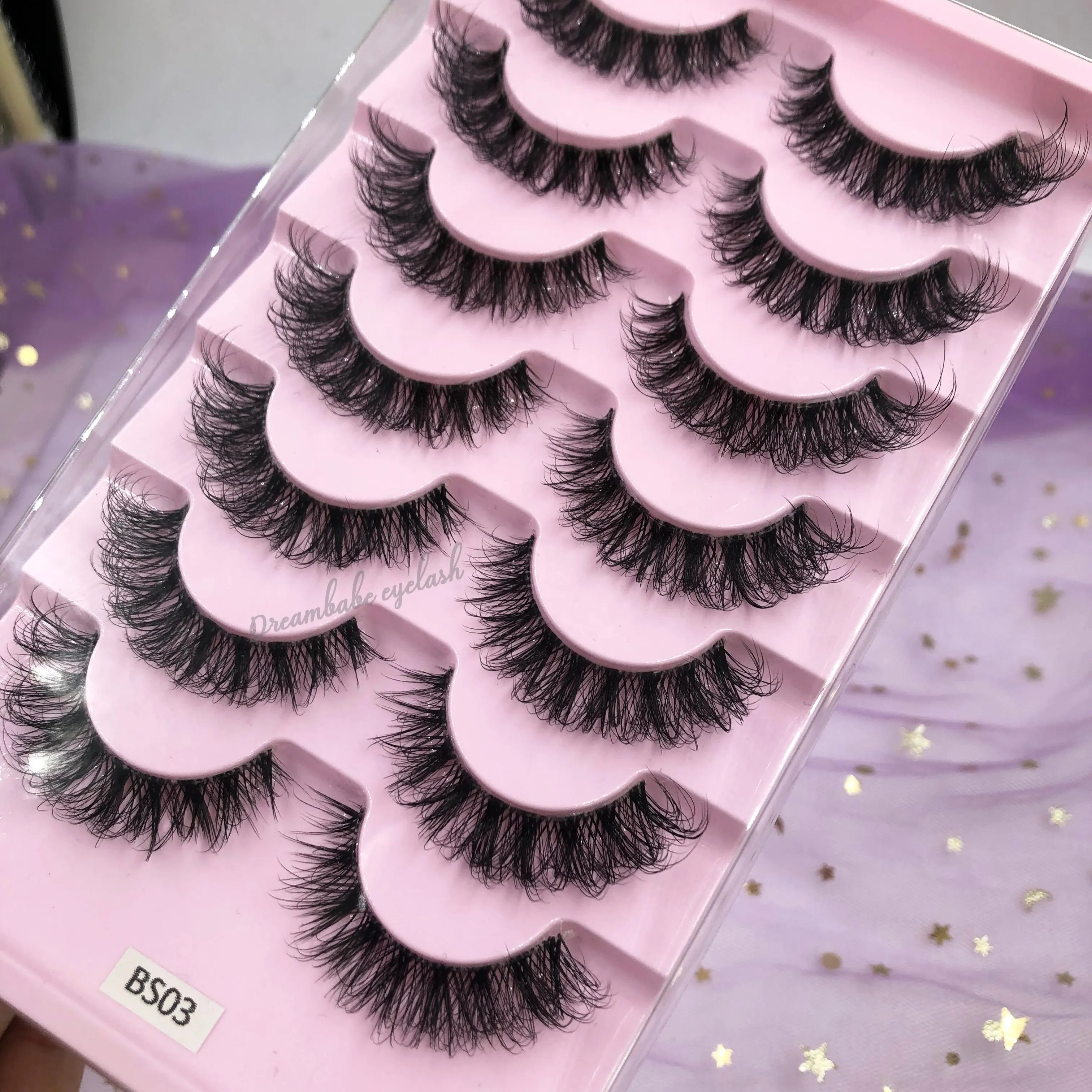 Ciglia di visone da 20mm di alta qualità all'ingrosso 3d clear Band faux mink Lashes faux cils natural lashes