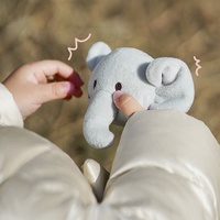 Phanpy Logo personnalisé coton peluches mignon éléphant bébé tenant sommeil poupée sommeil couette nouveau Design sécurité réconfortant couverture