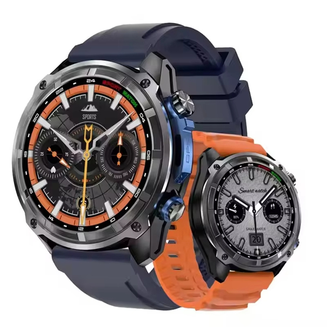 New Rugged grade GPS Smart Watch 860mAh High-Capacity battery Health Monitoring AI Voice Sport Smartwatches For Android